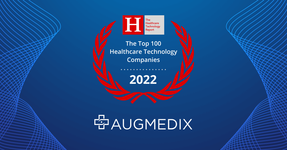 augmedix top 100 healthcare technology companies 2022